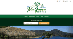 Desktop Screenshot of hotelislaguaca.com